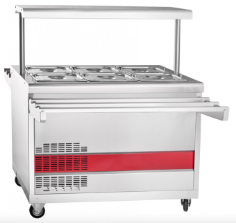 Прилавок холодильный Abat ПВВ(Н)-70ПМ-НШ (нерж) (210000000455) в ШефСтор (chefstore.ru)